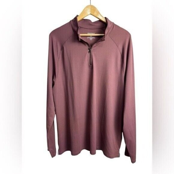 RHONE Session 1/4 Zip NWT XXL Maroon